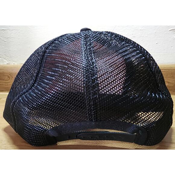 1990'a Advance Transportation Company Hat Snapback Trucker Cap Adult Red Black - Picture 5 of 8